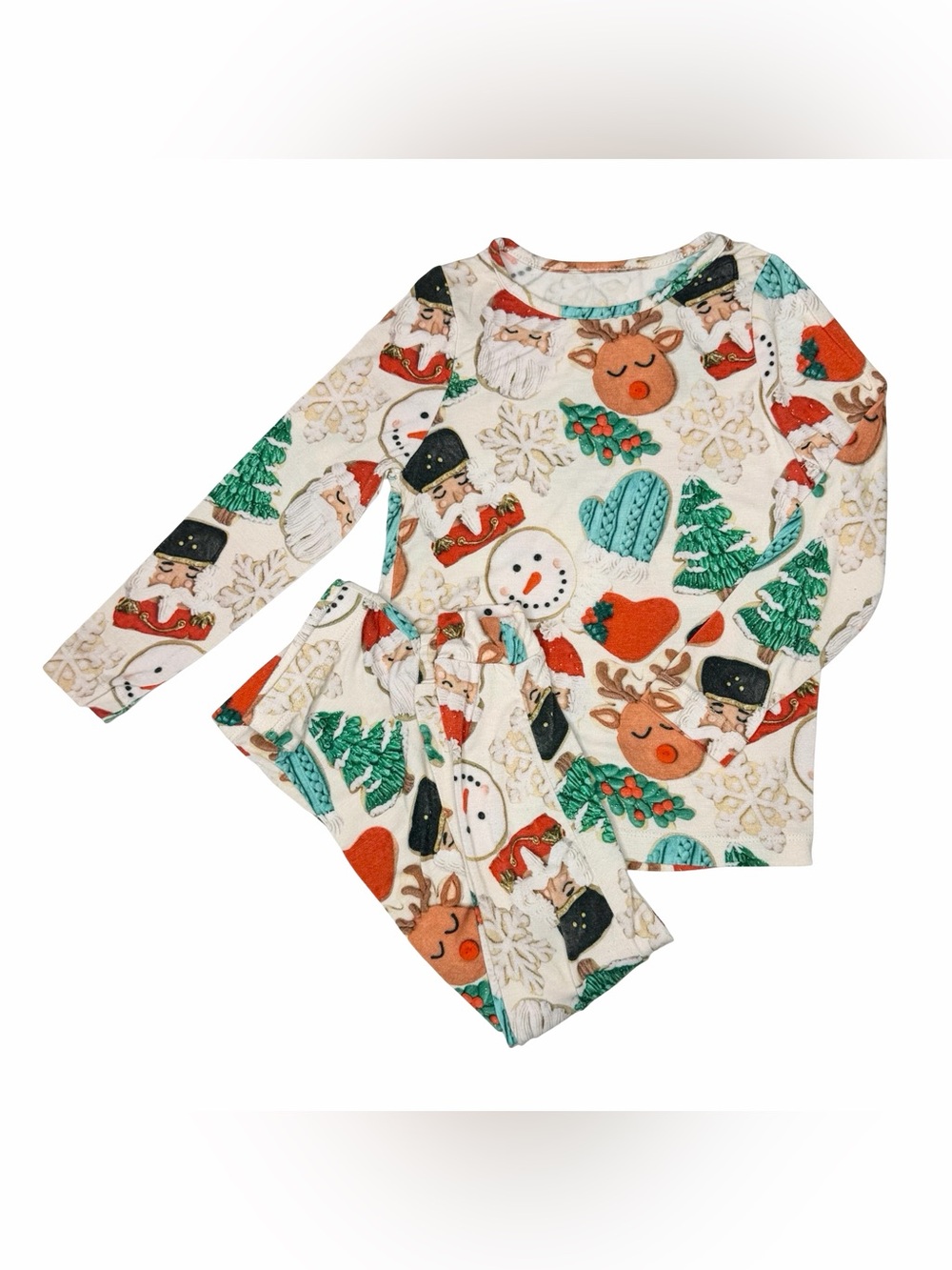 Pink Chicken Frosted Cookies Christmas Bamboo Pajamas